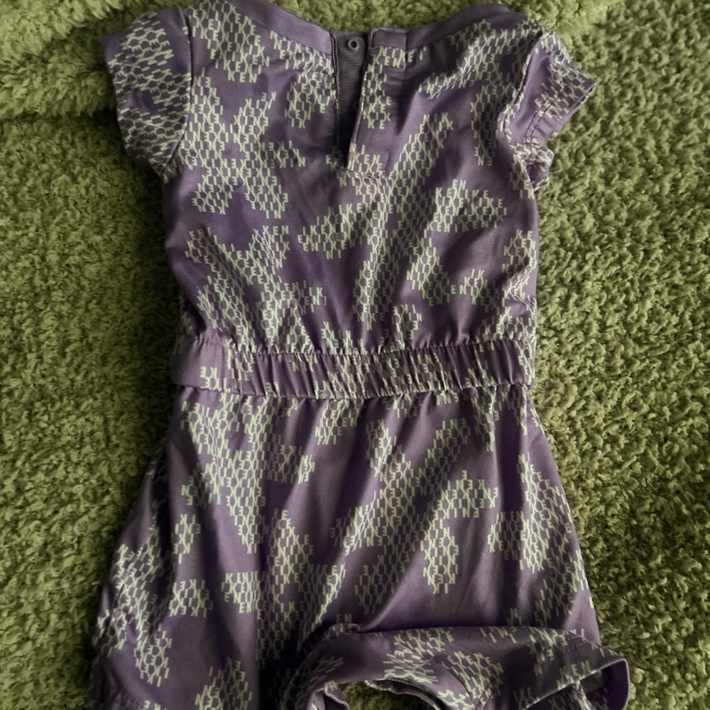 Nike Purple and Cream Kids Bodysuit
